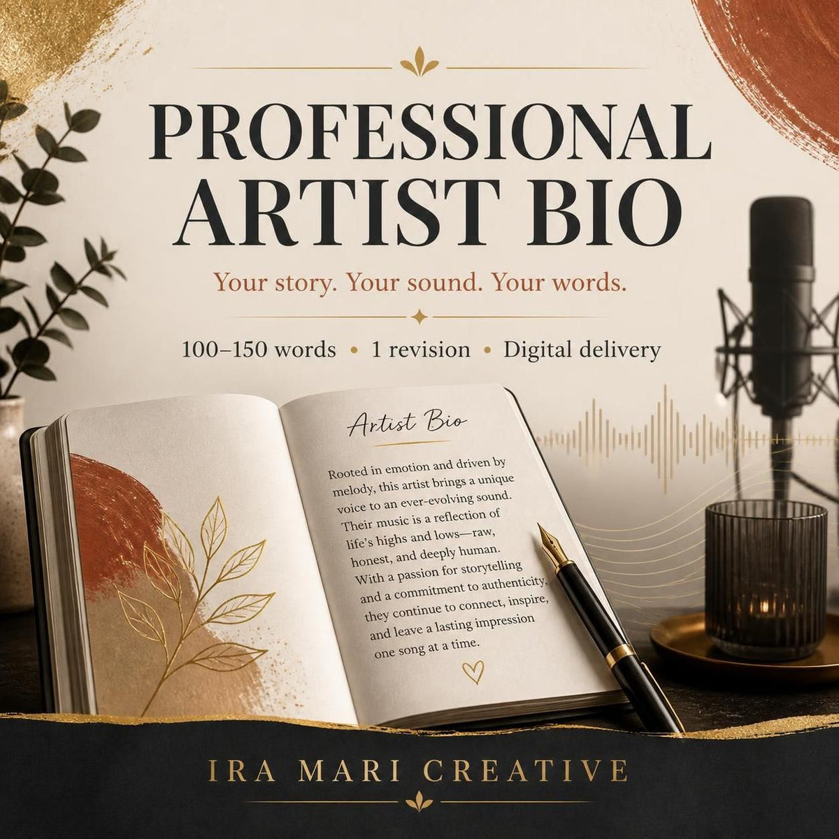 Professional Artist Bio — Tell Your Story